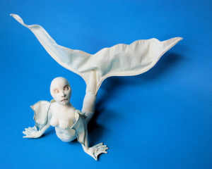 Mermaid with Overhead Flukes, Webbed Arms