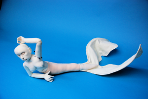 mermaid on Side with Arm on Head