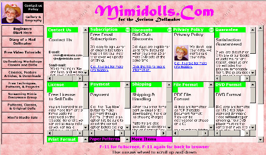 Mimidolls.Com Polilcy Page