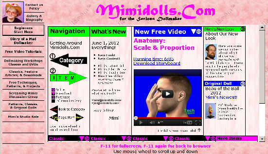 Mimidolls.Com New Home Page